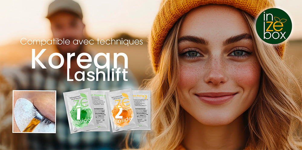 Découvrez la méthode Rehaussement de cils Korean Lash lift inZEbox