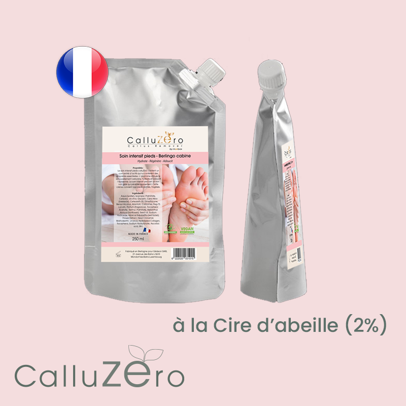 Berlingot crème cabine Retrait des Callosités CalluZEro.