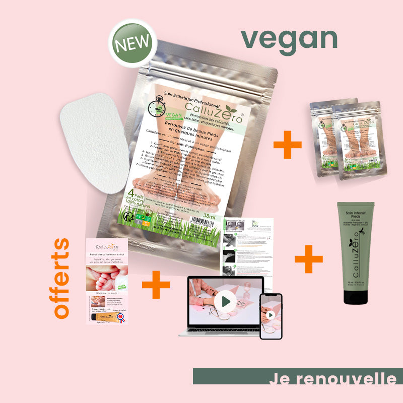 Kit Je Renouvelle - Soin anti-callosités calluZEro - "Hydratation" + Cadeaux