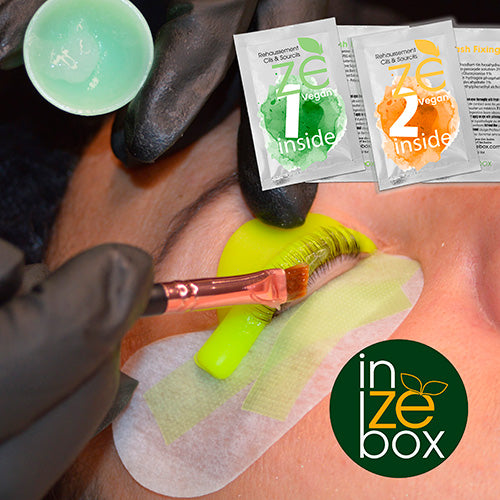 Kit Je Renouvelle Pro.- Colle classique - Rehaussement de Cils & Browlift Sourcils inZEbox