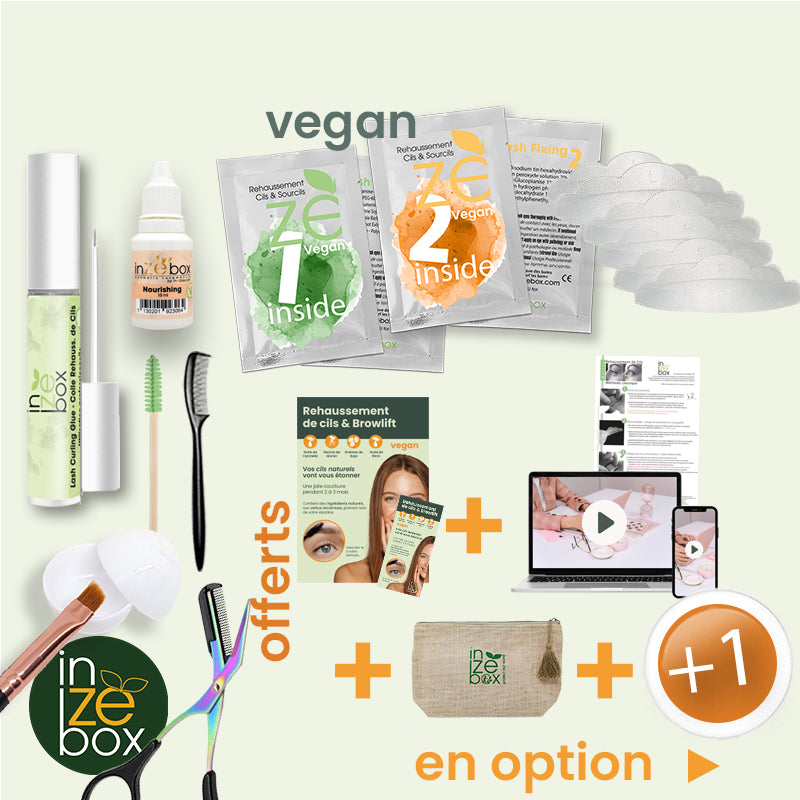 Kit Je Démarre - Rehaussement de Cils & Browlift Sourcils inZEbox