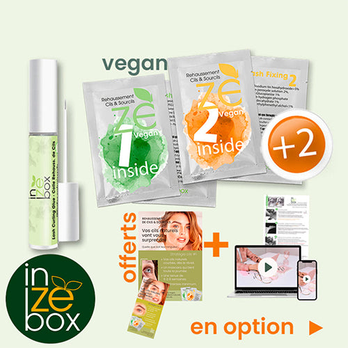 Kit Je Renouvelle - Rehaussement de Cils Colle classique & Browlift Sourcils inZEbox