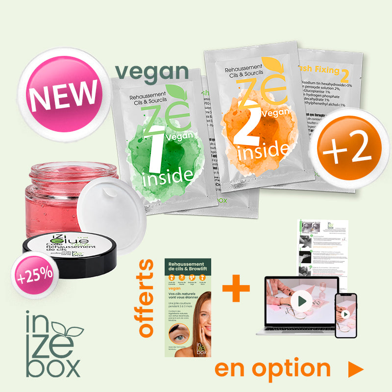 Kit Je Renouvelle Pro. - Balm Glue - Rehaussement de Cils & Browlift Sourcils inZEbox
