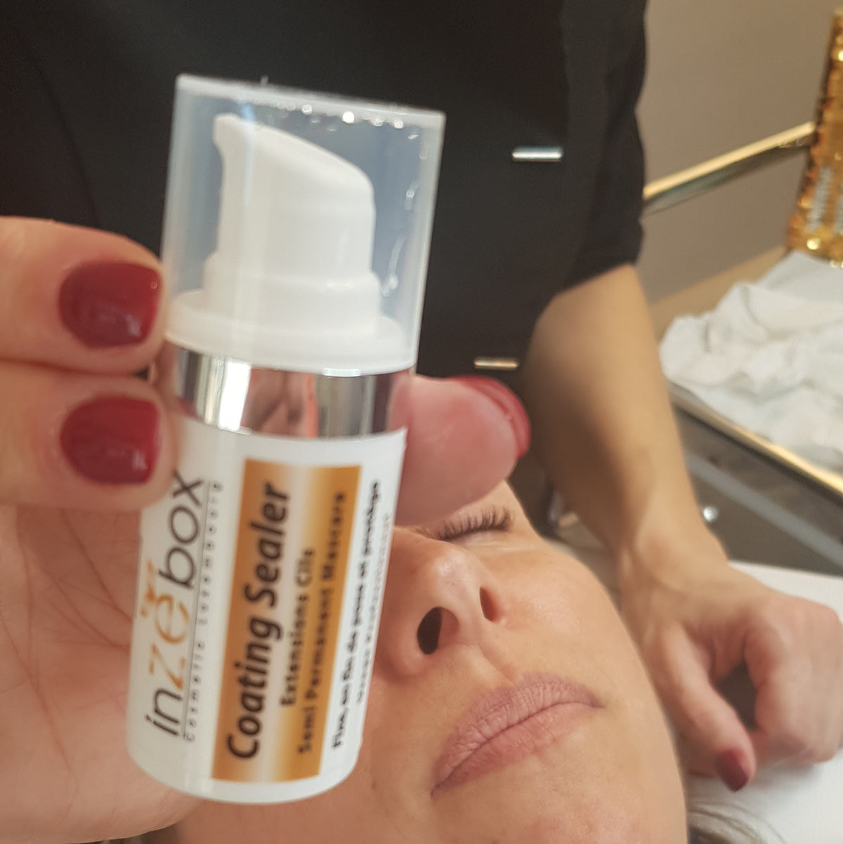 Coating Sealer Mascara Semi Permanent inZEbox