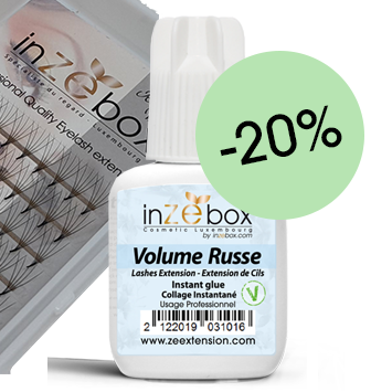 Colle Extensions de cils Volume Russe inZEbox