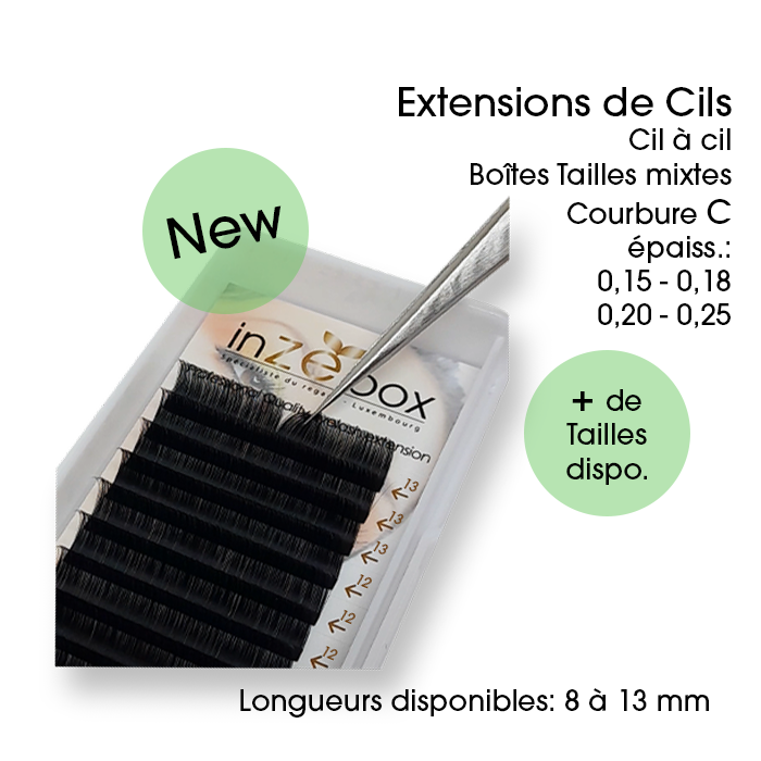 Boîtes Extensions de cils inZEbox