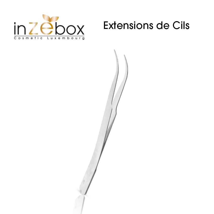 matériel extensions de cils pince courbée
