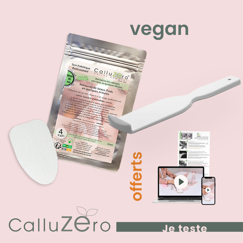 Kit Je teste Retrait des callosités Vegan en institut calluZEro
