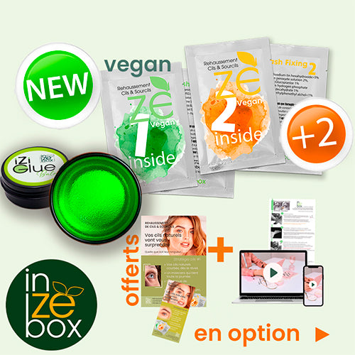 Tout pour démarrer Un Rehaussement de cils inZEbox, avec la colle Balm Glue