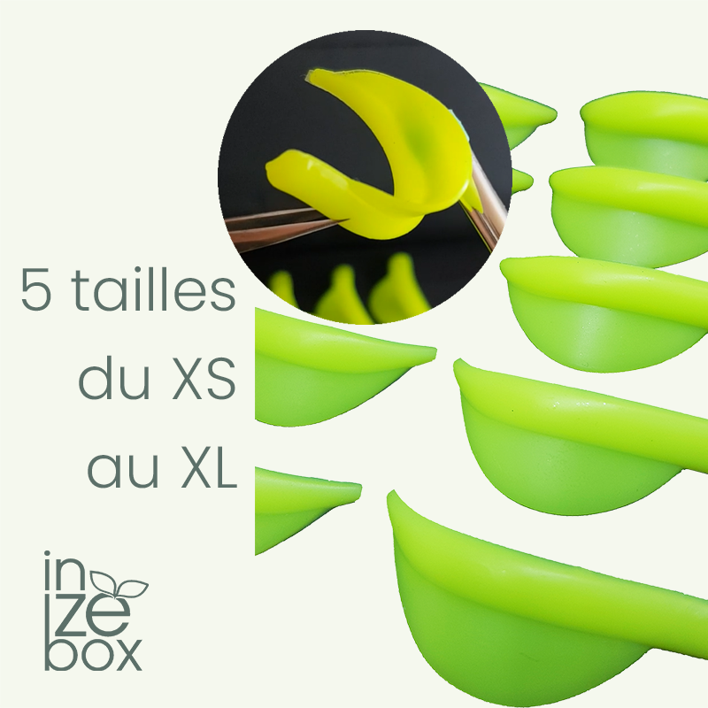 Pads silicones iZi concept Rehaussement de cils Vegan inZEbox