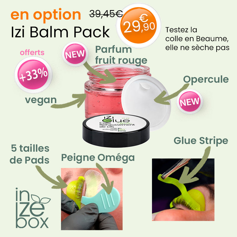 Kit Je Renouvelle Pro.- Colle classique - Rehaussement de Cils  & Browlift Sourcils inZEbox