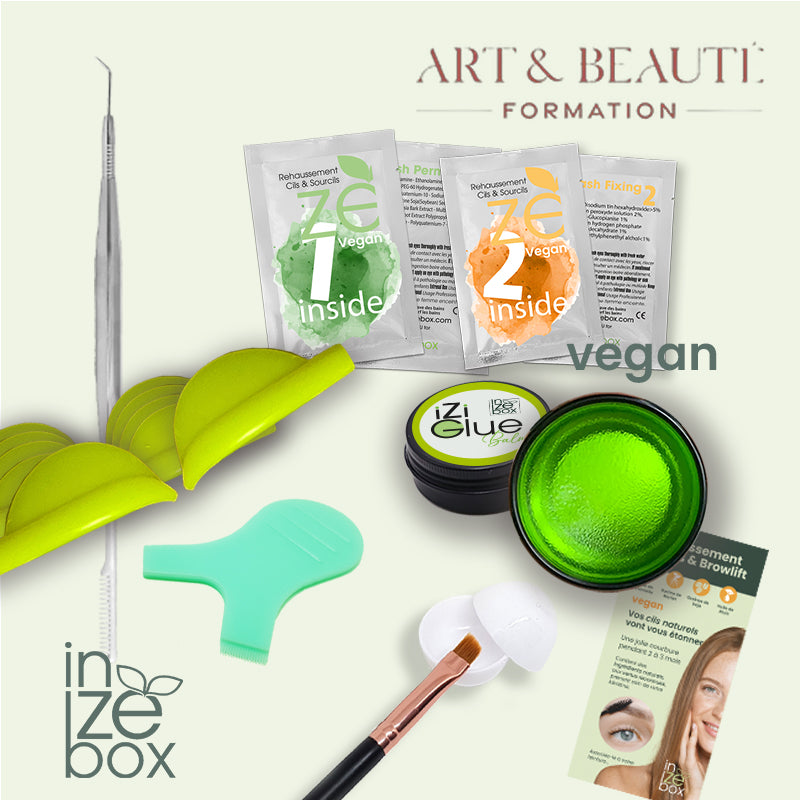 Kit Je Démarre Lila - Rehaussement de Cils & Browlift Sourcils inZEbox