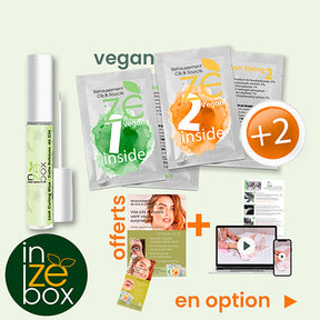 Kit Je Renouvelle Pro.- Colle classique - Rehaussement de Cils  & Browlift Sourcils inZEbox